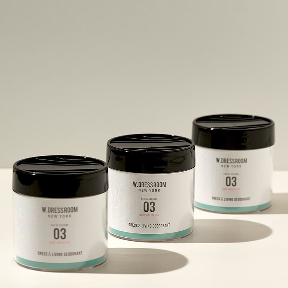 W.DRESSROOM Dress & Living Deodorant No.03 Baby Green Tea 110g x 3ea