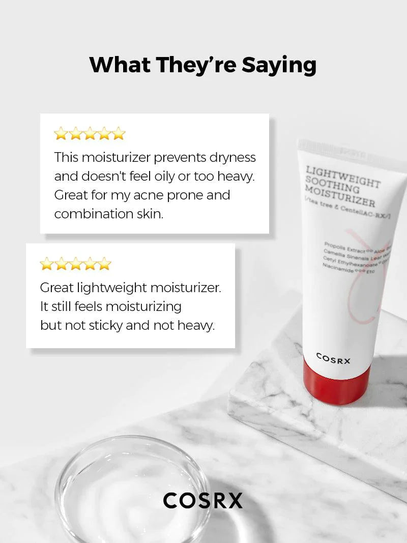 COSRX AC Collection Lightweight Soothing Moisturizer 80ml 2.0 - DODOSKIN