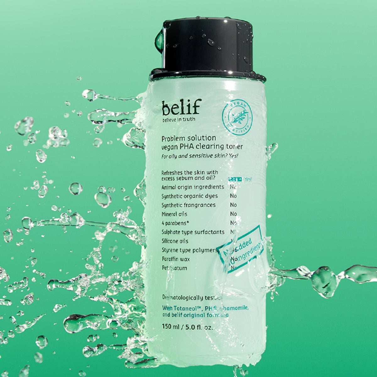 belif Problem Solution – Vegan PHA Clearing Toner 150ml