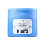 dear, klairs EGF Blue Calming Toner Pad 150ml (60 Pads)