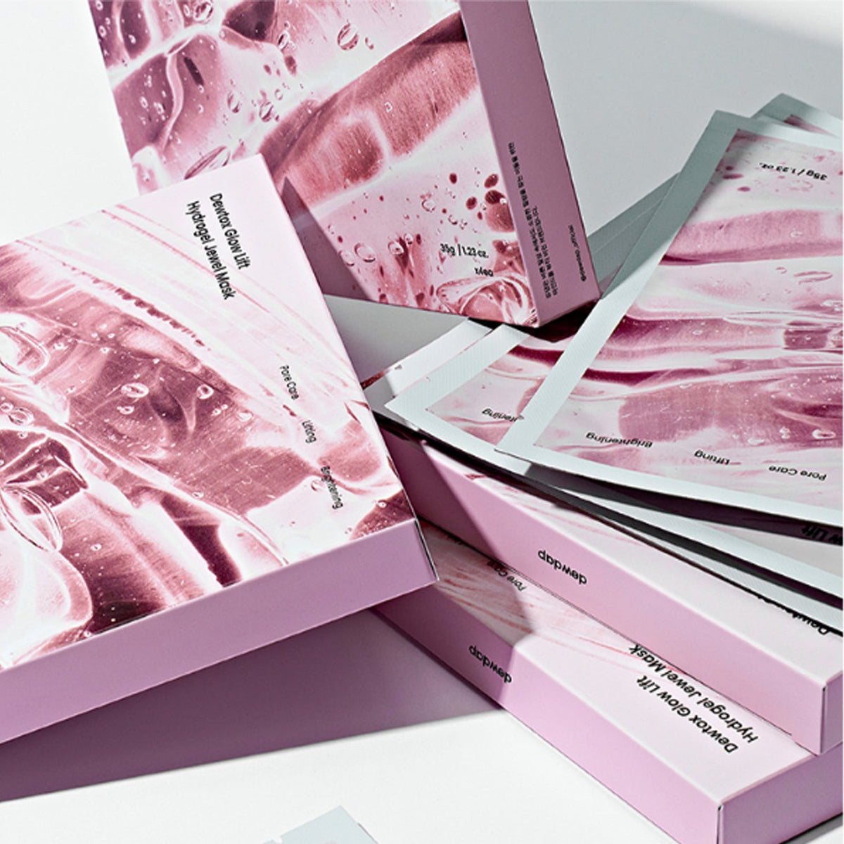 dewdap Dewtox Glow Lift Hydrogel Jewel Mask 35g x 4 Sheets