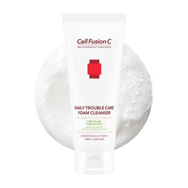 Cell Fusion C TRE.AC Daily Trouble Care Foam Cleanser 130ml