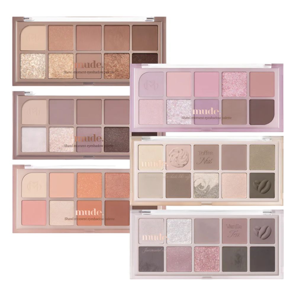  Perfect for beginners and makeup enthusiasts alike, the mude. Shawl Moment Eyeshadow Palette is a must-have for creating depth and dimension in any makeup routine.