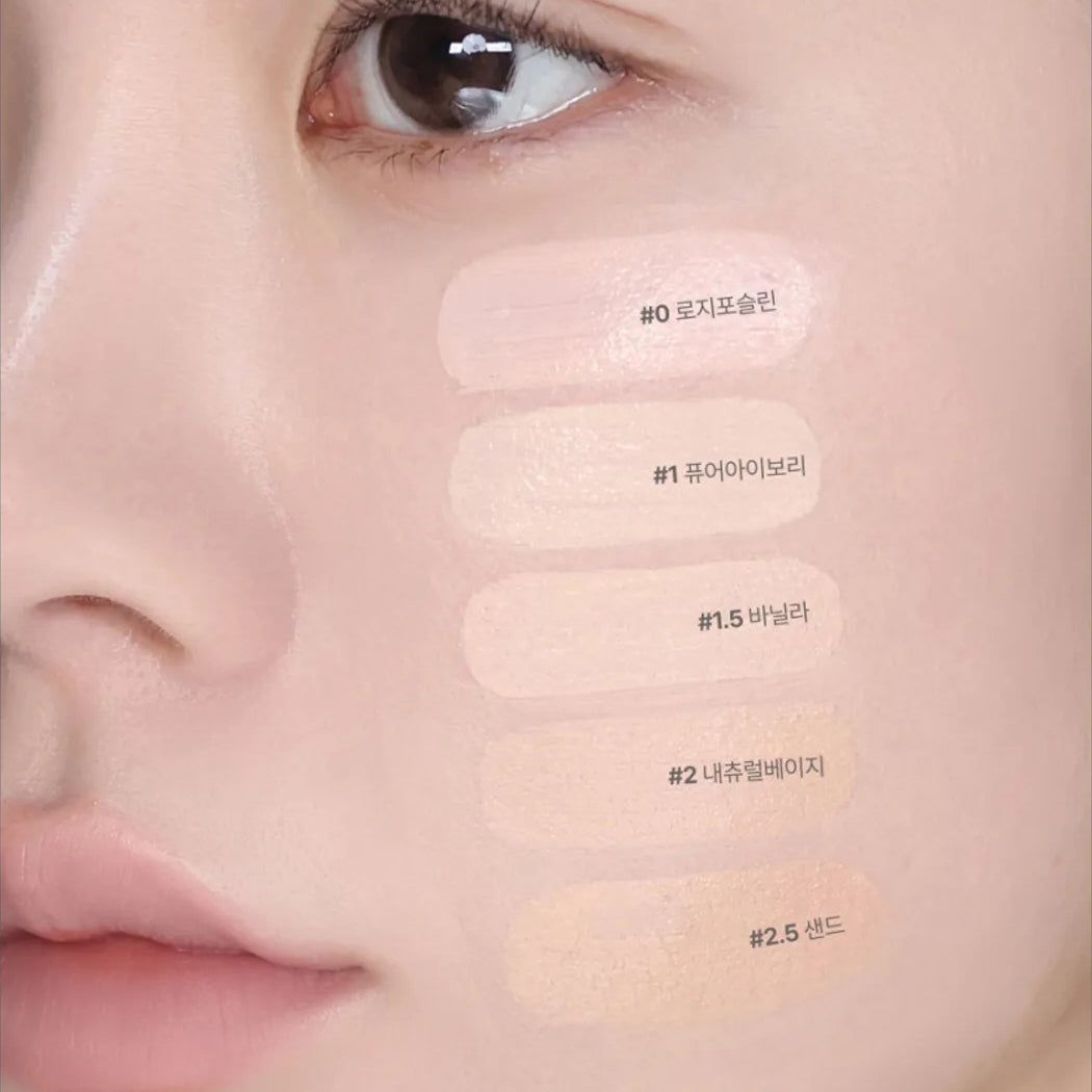 nobev Easy Peasy Filter Cover Cushion SPF50 PA+++ 15g (+Refill 15g) 5colors