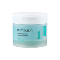 numbuzin No.1 Centella Re-leaf Green Toner Pad 190ml (70 pads)