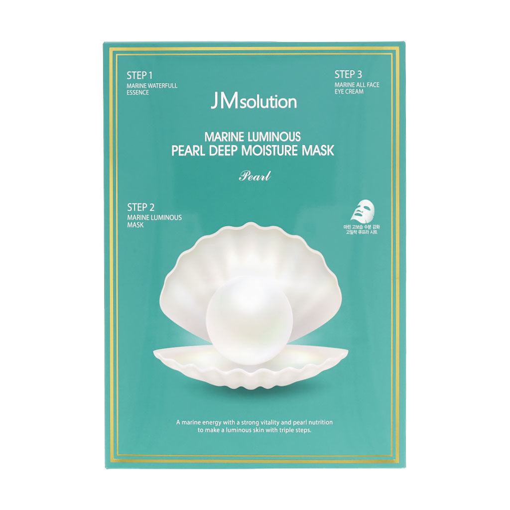 JM Solution Marine Luminous Pearl Deep moisture Mask 10ea - Dodoskin