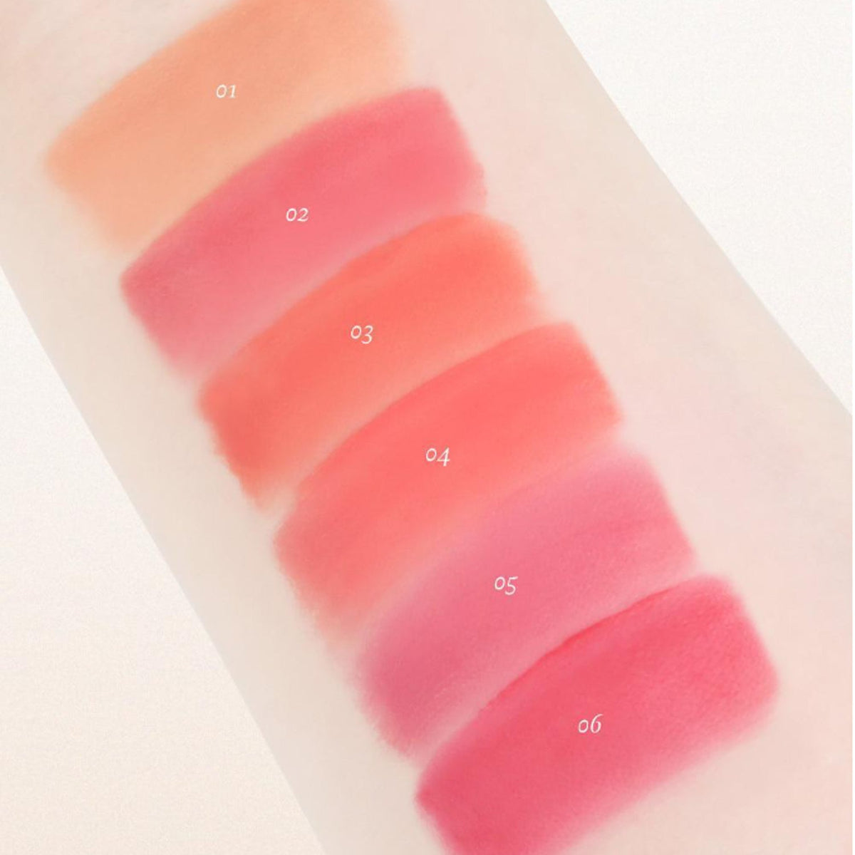 the SAEM Saemmy's Crema Velvet Tint 2.5g 6 Colors