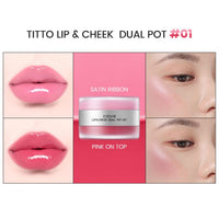 titto Lip & Cheek Dual Pot 6 Colors