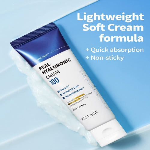 WELLAGE Real Hyaluronic 100 Cream 80ml - DODOSKIN
