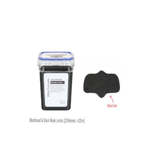Wish Formula The Black Mask with Blackhead Out source Jumbo 420ml - DODOSKIN